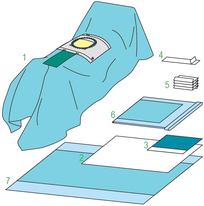 Zestawy do ginekologii – obłożenia pola operacyjnego BARRIER/MOLNLYCKE Zestaw do cięcia cesarskiego IX 903355