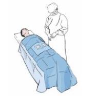 Zestawy do kardiologii – obłożenia pola operacyjnego TZMO Matoset - do angiografii