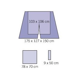 Zestawy do neurochirurgii – obłożenia pola operacyjnego OneMed 1291-02