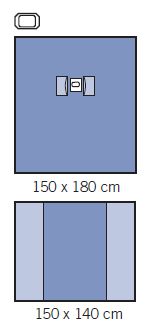 Zestawy do okulistyki – obłożenia pola operacyjnego OneMed 1282-01