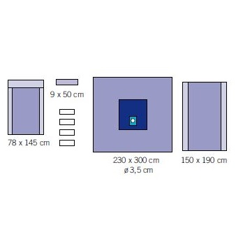 Zestawy do ortopedii – obłożenia pola operacyjnego OneMed 1232-50