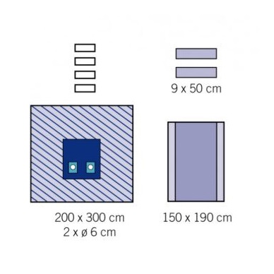Zestawy do ortopedii – obłożenia pola operacyjnego OneMed 1234-01