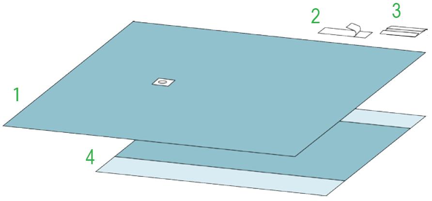 Zestawy do otolaryngologii – obłożenia pola operacyjnego BARRIER/MOLNLYCKE Zestaw otolaryngologiczny III 697640