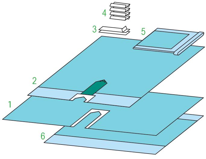 Zestawy do otolaryngologii – obłożenia pola operacyjnego BARRIER/MOLNLYCKE Zestaw otolaryngologiczny V 697250