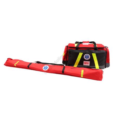 Zestawy ratownicze MED-WAR PSP R1 szyny kramera w torbie