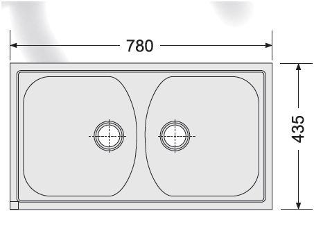 Zlewy TRIBO typ W 313