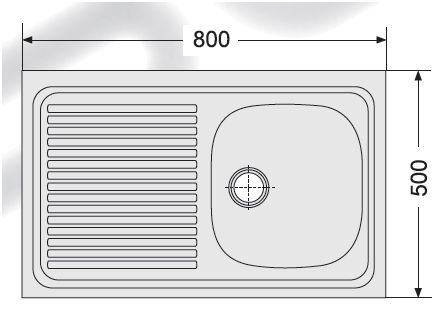 Zlewy TRIBO typ W 342