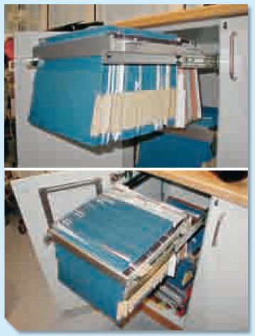 Akcesoria do szaf medycznych Zarges 46 086 Rama na teczki zawieszane