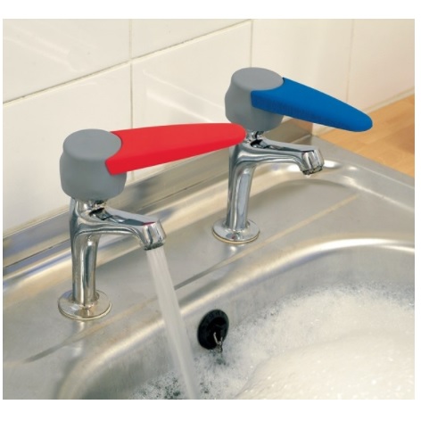 Akcesoria kuchenne dla osób niepełnosprawnych PDS CARE Kolorowe nakładki na kurki od kranu