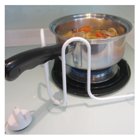 Akcesoria kuchenne dla osób niepełnosprawnych PDS CARE Ochrona na patelnię i rondel - trzymak