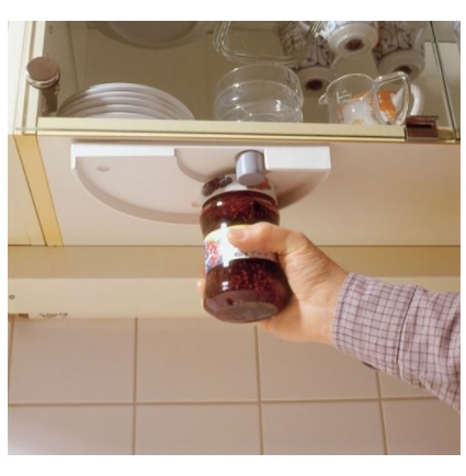 Akcesoria kuchenne dla osób niepełnosprawnych PDS CARE Otwieracz do słoików i butelek montowany pod szafką