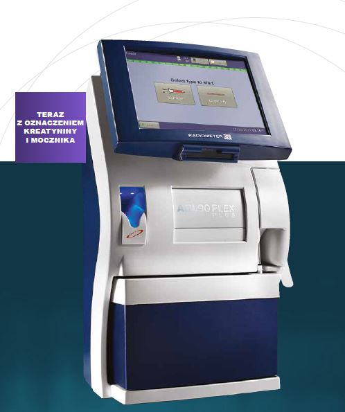 Analizatory parametrów krytycznych - gazometrii Radiometer ABL90 FLEX