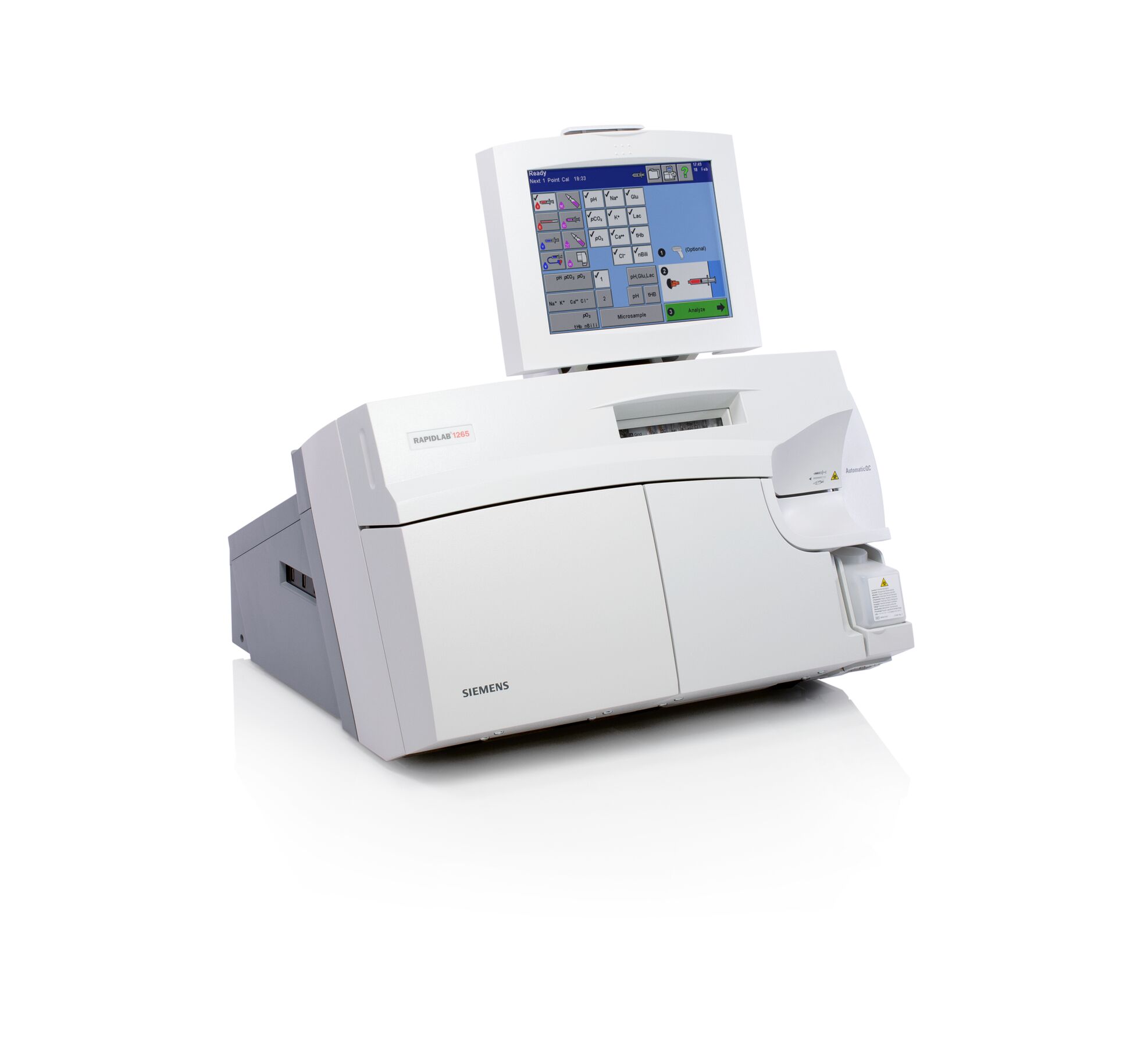 Analizatory parametrów krytycznych - gazometrii Siemens RAPIDLab 1265