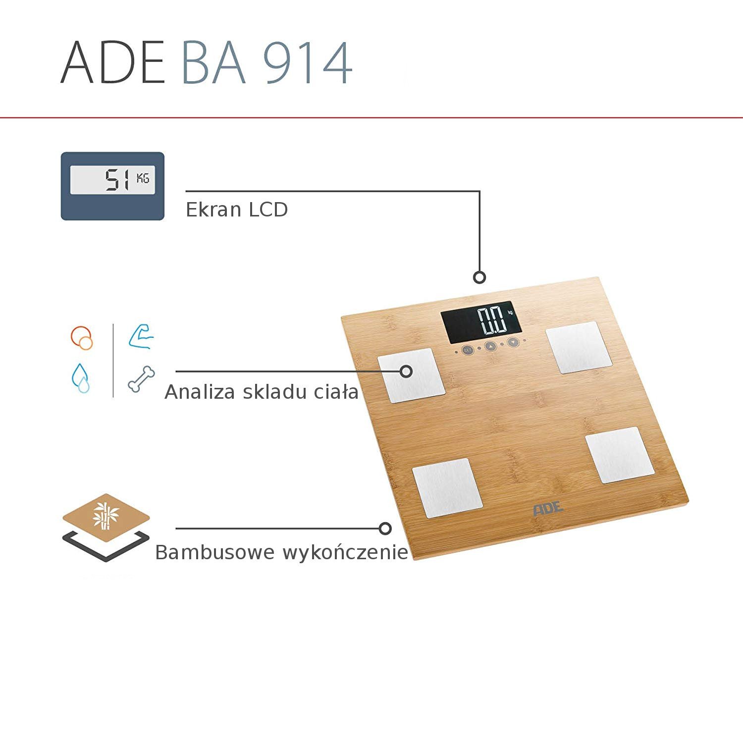 Analizatory składu ciała ADE BA914 BARBARA