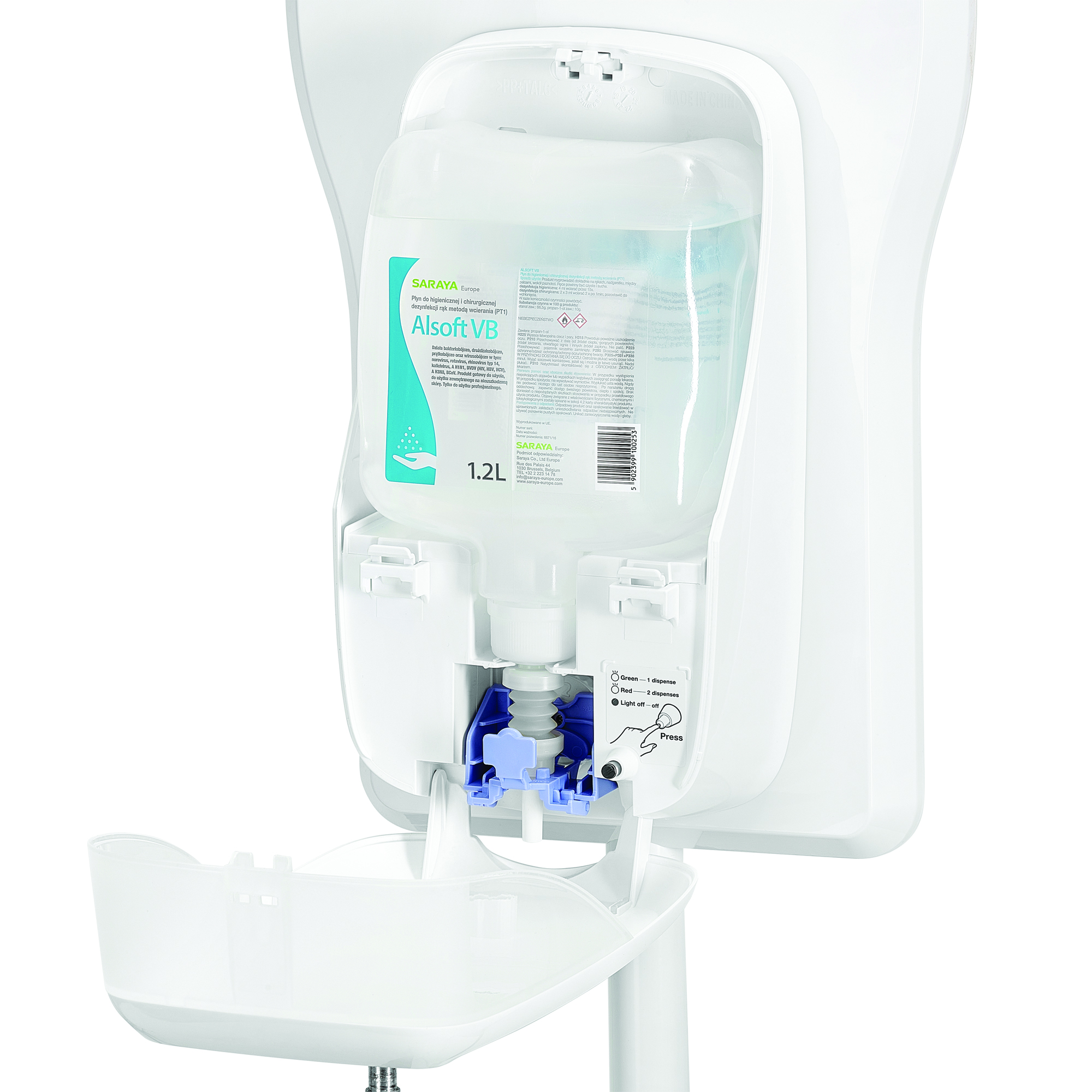 Antyseptyki do rąk i skóry SARAYA Alsoft VB