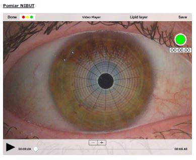 Aparaty do badania filmu łzowego (zespół suchego oka) B/D Tearscope