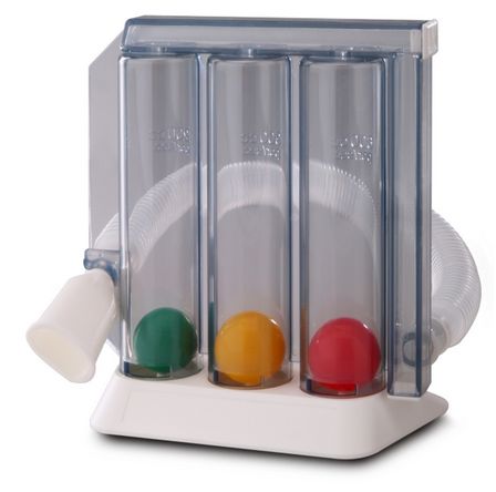 Aparaty do ćwiczeń oddechowych i stymulacji głębokiego wdechu CA-MI Pulmogain