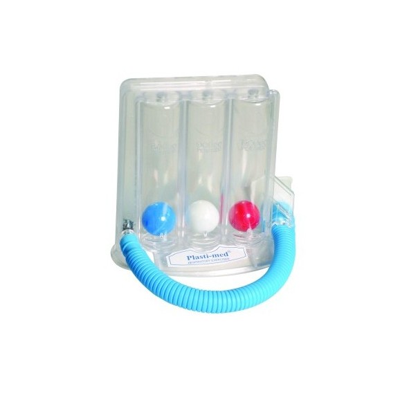 Aparaty do ćwiczeń oddechowych i stymulacji głębokiego wdechu Plasti-med Przyrząd do ćwiczeń oddechu