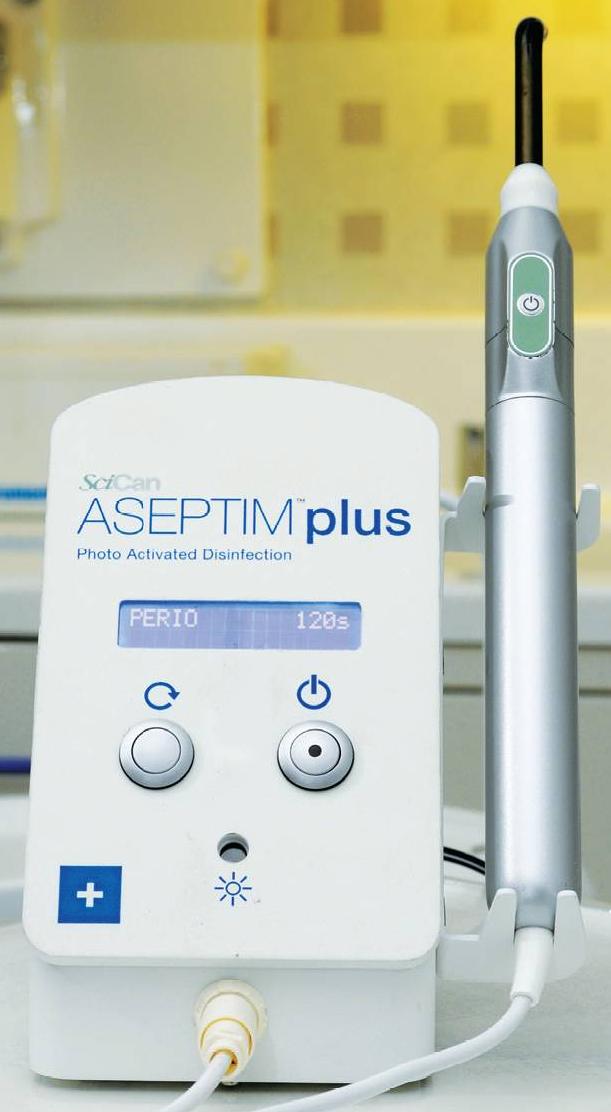 Aparaty do dezynfekcji laserowej jamy ustnej SciCan ASEPTIM PLUS