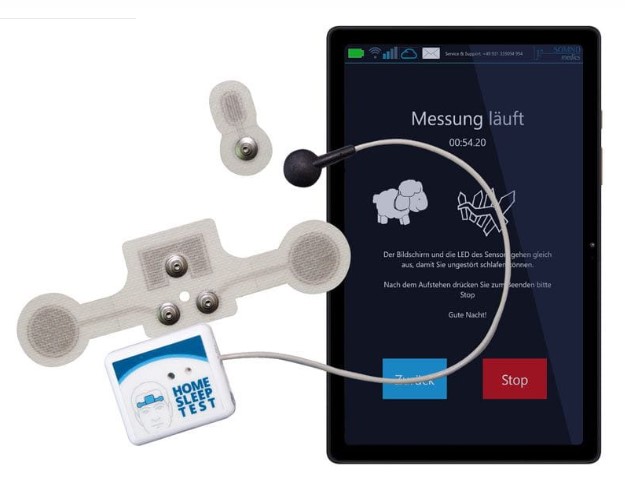 Aparaty do diagnostyki bezdechu sennego - polisomnografy SOMNOmedics HST