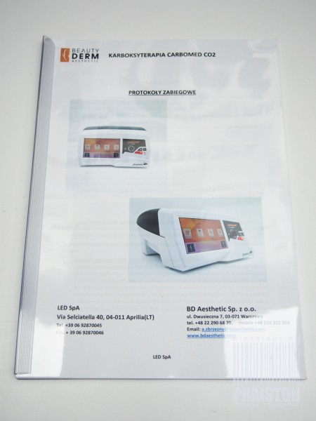 Aparaty do karboksyterapii używane Physioled CARBOMED CO2. - Praiston rekondycjonowany