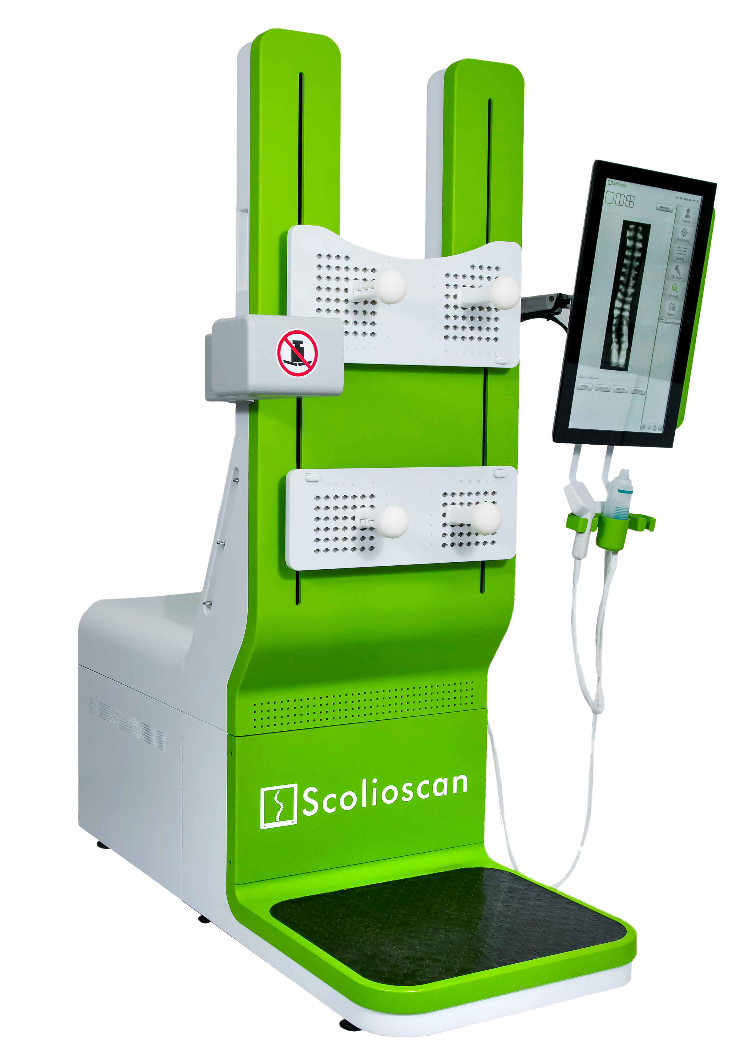 Aparaty do nieinwazyjnego badania krzywizn kręgosłupa Koordynacja Scolioscan
