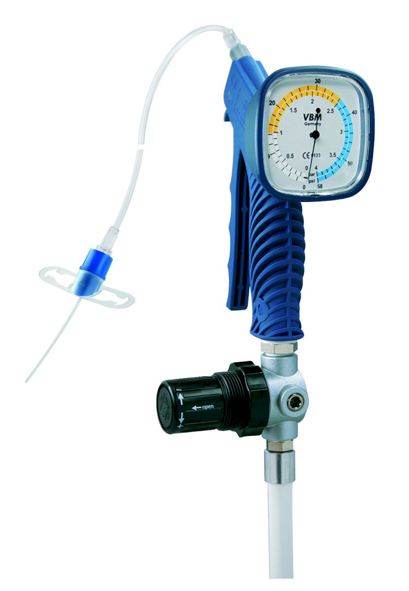 Aparaty do podawania tlenu przez tchawicę VBM Medizintechnik Manujet III