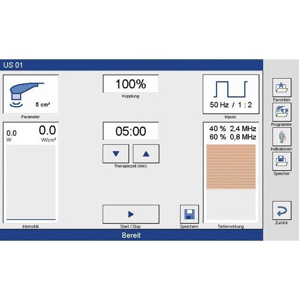 Aparaty do terapii ultradźwiękowej w rehabilitacji Zimmer Soleo Sono