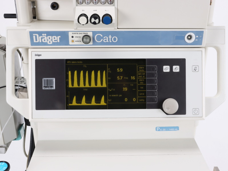 Aparaty do znieczulenia ogólnego używane B/D Drager Cato - Praiston rekondycjonowany