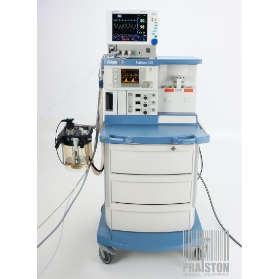 Aparaty do znieczulenia ogólnego używane B/D Drager Fabius GS - Praiston rekondycjonowany