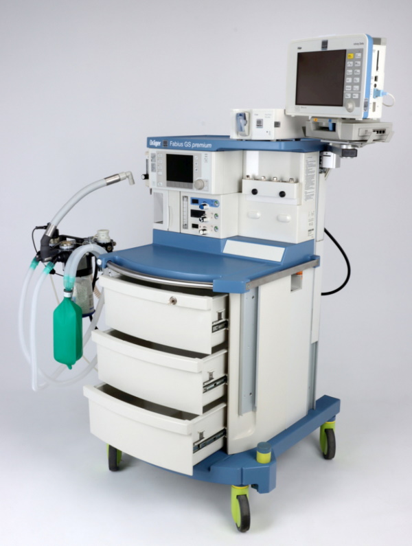 Aparaty do znieczulenia ogólnego używane B/D Drager Fabius GS Premium - Praiston rekondycjonowany