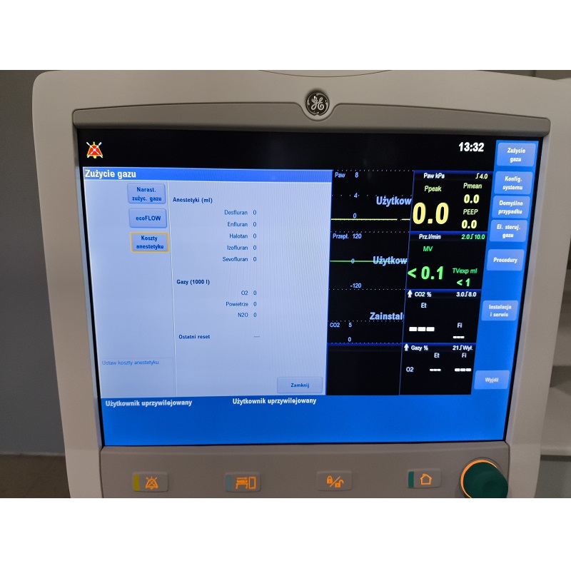 Aparaty do znieczulenia ogólnego używane B/D GE Datex Ohmeda Avance CS2 - DOL-MED nowy