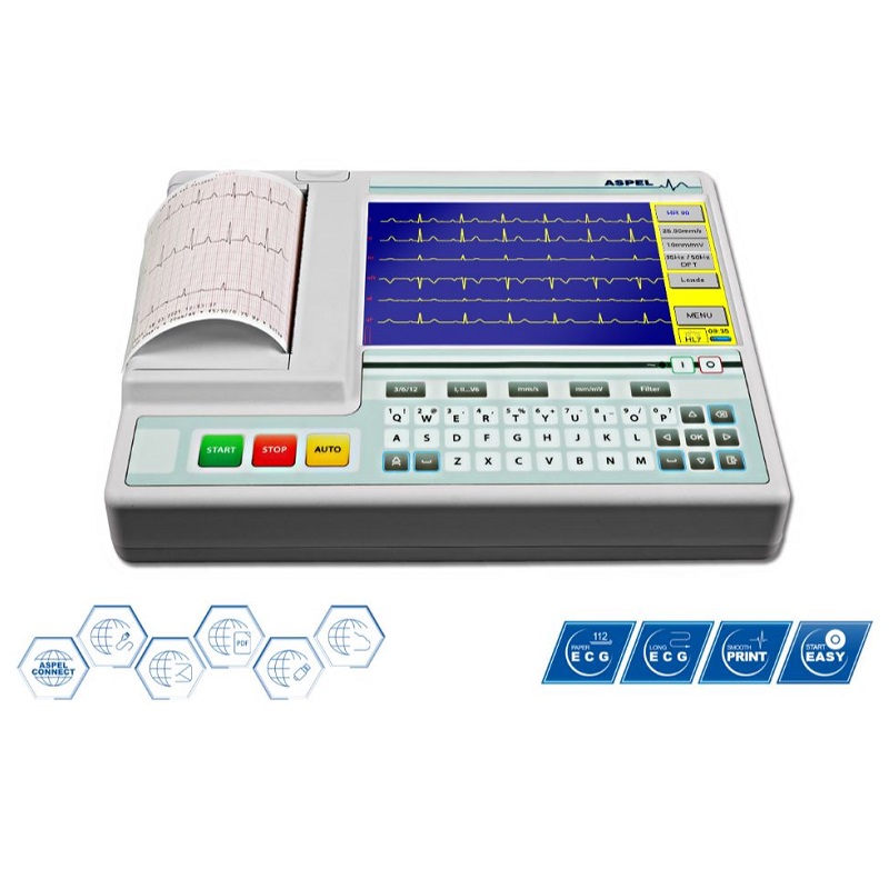Aparaty EKG - Elektrokardiografy ASPEL GREY v.07.205