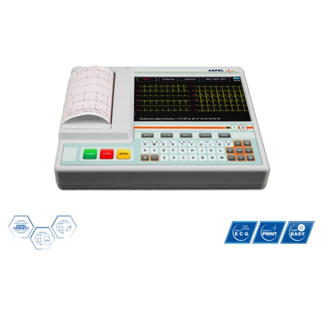 Aparaty EKG - Elektrokardiografy ASPEL ORANGE v.07.105