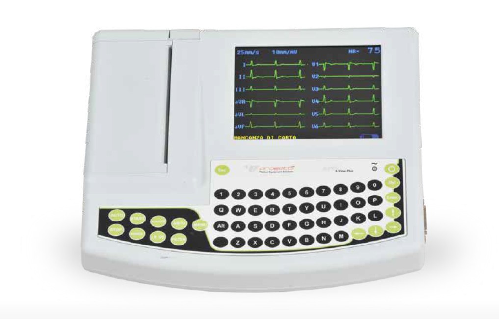 Aparaty EKG - Elektrokardiografy Progetti Medical EPG 6 VIEW PLUS