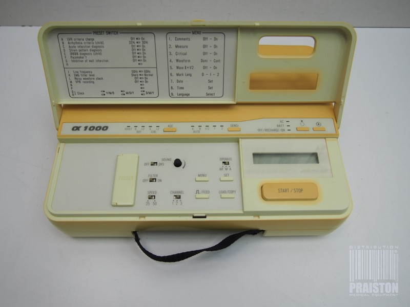 Aparaty EKG - Elektrokardiografy używane B/D Fukuda Denshi Cardisuny Alpha 1000 - Praiston rekondycjonowany
