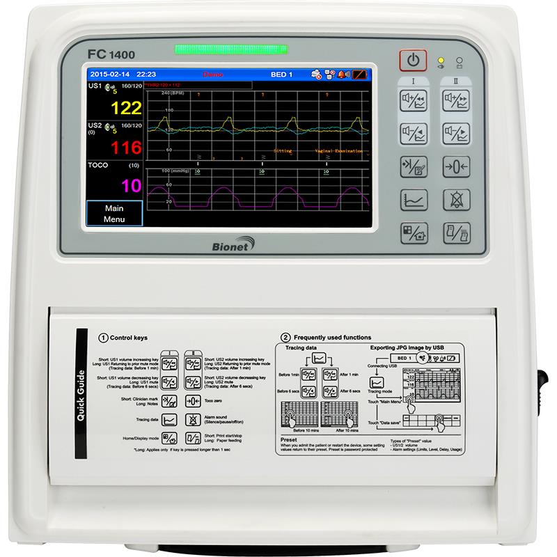 Aparaty KTG - kardiotokografy Bionet FC1400 NEW