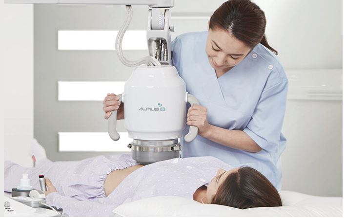 Aparaty ultradźwiękowe do leczenia mięśniaków macicy HIFU Alpinion Alpius 900