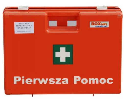 Apteczki do zakładów pracy Boxmet Apteczka Przemysłowa (walizka) duża DIN 13157