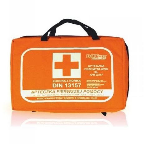 Apteczki do zakładów pracy Boxmet DIN 2x13157 w torbie [APM 2x157]