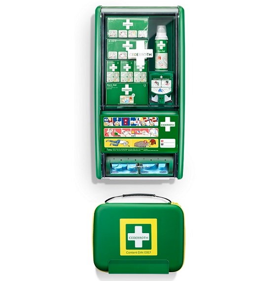 Apteczki do zakładów pracy Cederroth DIN 13157