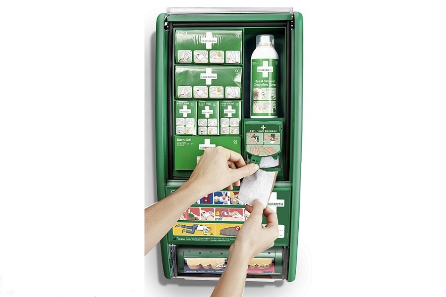 Apteczki do zakładów pracy Cederroth First Aid Station