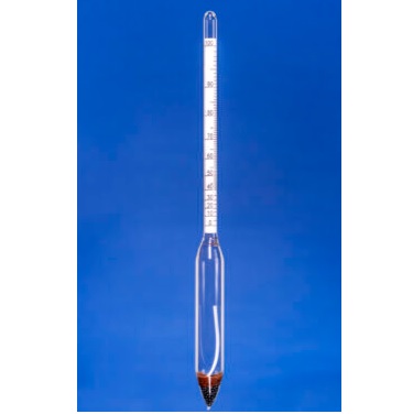 Areometry szklane Gomar precyzyjny