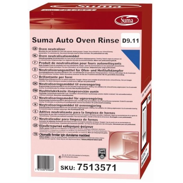 Automatyczne mycie pieców Diversey Suma Auto Oven Rinse D9.11 SP
