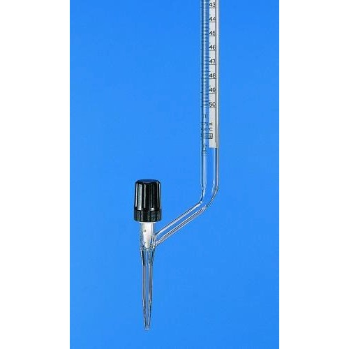 Biurety szklane BRAND kranik boczny kl.B