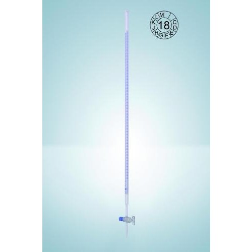 Biurety szklane HIRSCHMANN prosta kl.AS pasek Schellbacha