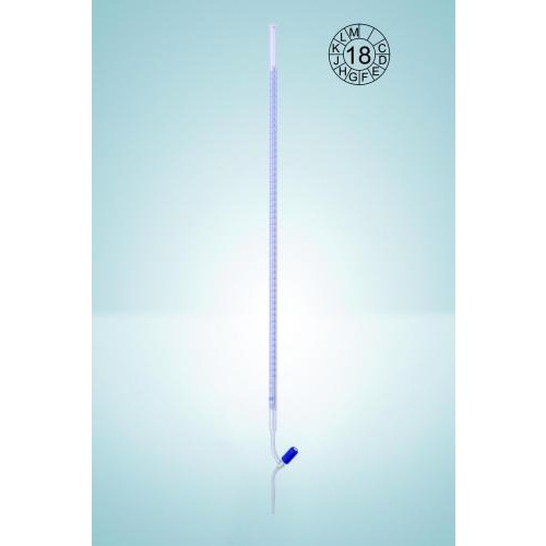 Biurety szklane HIRSCHMANN prosta kl.AS pasek Schellbacha