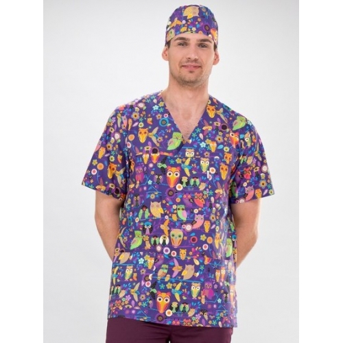 Bluzy, marynarki, żakiety medyczne ELDAN Krzysztof krótki rękaw