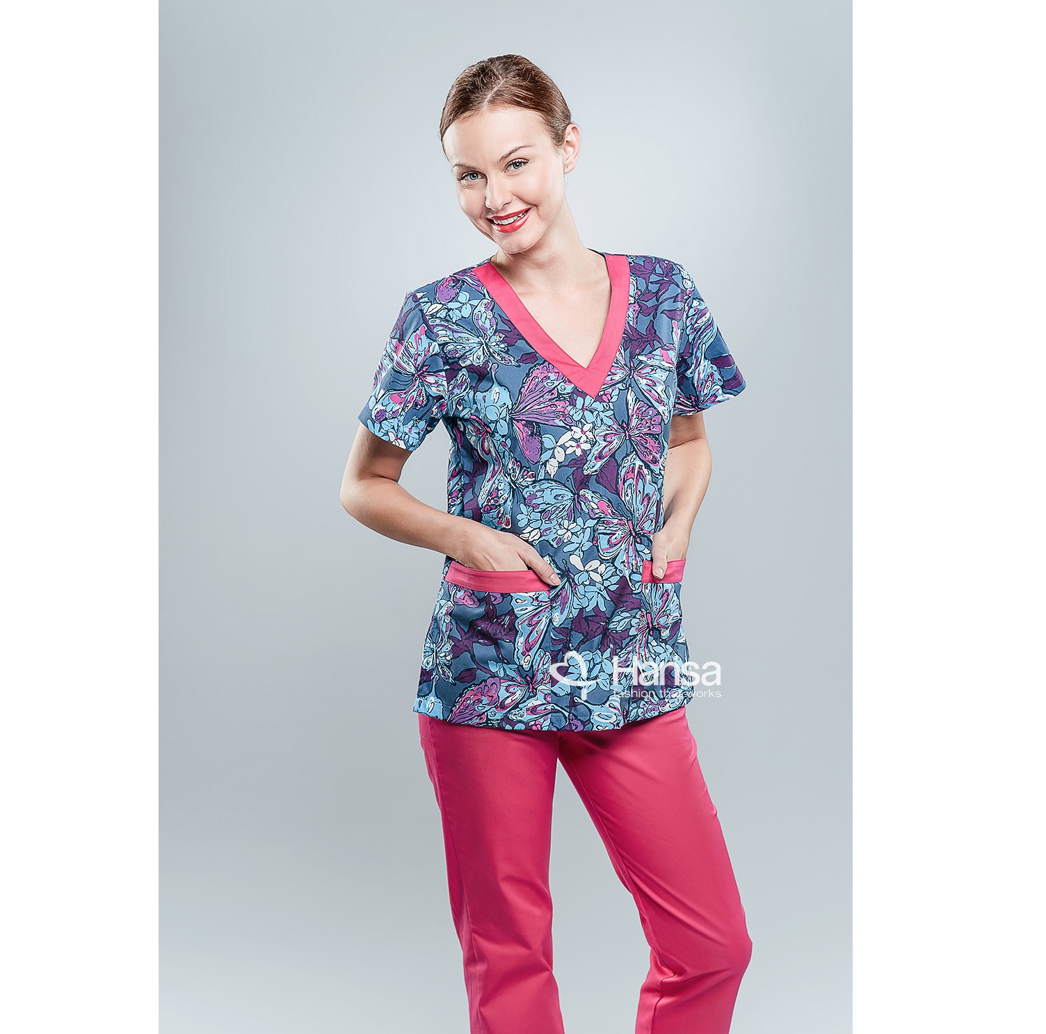 Bluzy, marynarki, żakiety medyczne Hansa 1807