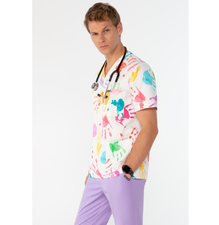 Bluzy, marynarki, żakiety medyczne Louis Lanier HAPPY HAND